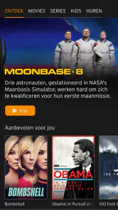 Ziggo GO TV screenshot