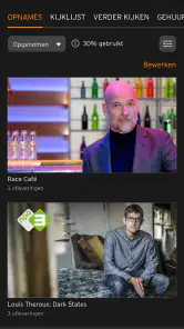 Ziggo GO TV screenshot