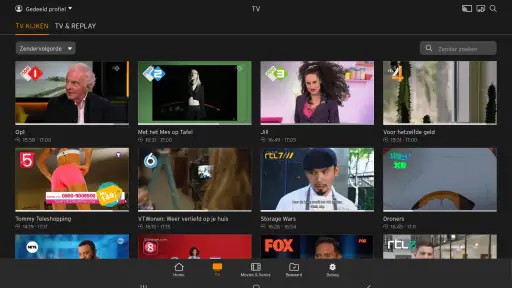 Ziggo GO TV screenshot