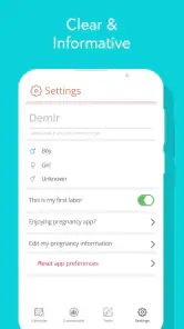 Zwangerschapstracker en baby screenshot