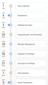 Ατζέντα Pro - Εορτολόγιο screenshot