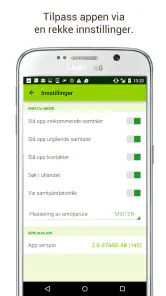 180.no - Se hvem som ringer screenshot