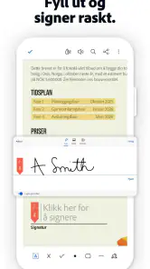 Adobe Acrobat Reader esign PDF screenshot