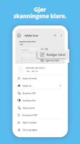 Adobe Scan: skann PDF/OCR screenshot