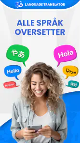 Alle språk Oversetter app screenshot