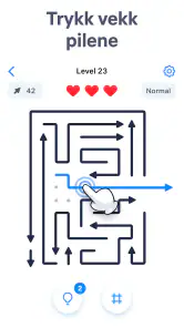 Arrow Puzzle – Hjernetrim screenshot