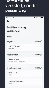 Bilhold screenshot