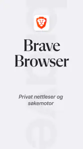 Brave nettleser og søkemotor screenshot