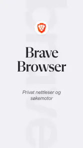 Brave nettleser og søkemotor screenshot