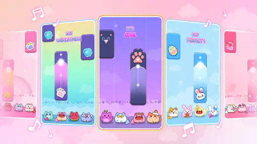 Cat Tiles: Cute Piano Game screenshot