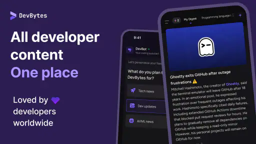 AI news for devs: DevBytes screenshot