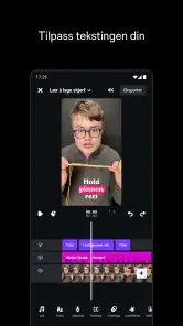 Edits: Videoredigerer screenshot