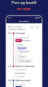 Entur - Reise og billetter screenshot
