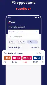 Entur - Reise og billetter screenshot