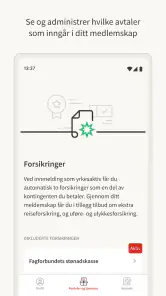 Fagforbundet medlem screenshot