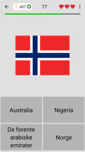 Flagger av alle land i verden screenshot
