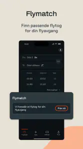 Flytoget screenshot