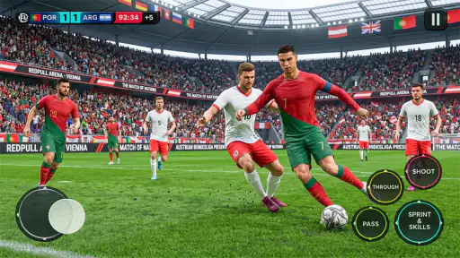 Fotball Cup 2026-kamp screenshot