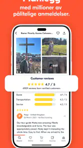 GetYourGuide: Tur & Billetter screenshot
