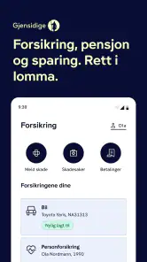 Gjensidige screenshot