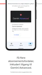 Google One screenshot