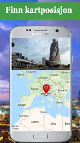 GPS Navigasjon & Kart Retning screenshot