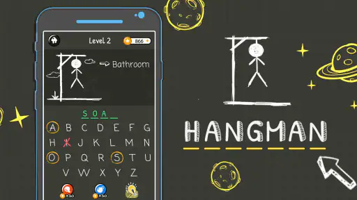 Hangman Words:Two Player Games screenshot