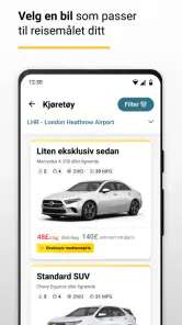 Hertz Bilutleie screenshot