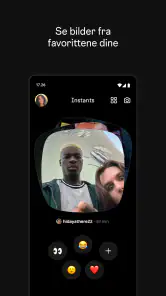 Instants, en Instagram-app screenshot