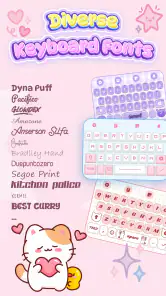 Keyboard Themes: Emoji Fonts screenshot
