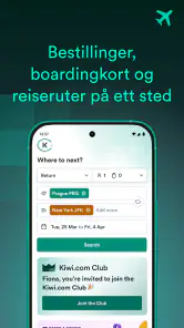 Kiwi.com: Billige flybilletter screenshot