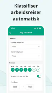 Kjørebok fra Driversnote screenshot