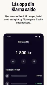 Klarna: Smart hverdagsøkonomi screenshot