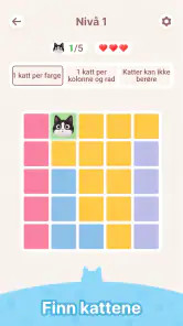 Meowdoku: Hjernetrimspill screenshot