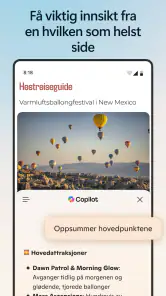 Microsoft Edge: AI-nettleser screenshot