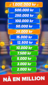 Millionær: Quiz & Trivia spill screenshot