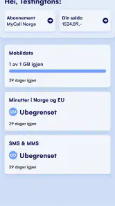 Mycall screenshot