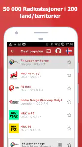 myTuner Radio Norge: Nettradio screenshot