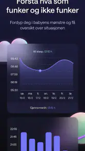 Napper: Søvnplan og logg screenshot