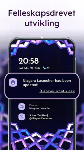Niagara Launcher ‧ Startskjerm screenshot