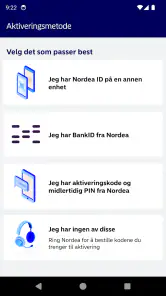 Nordea ID screenshot