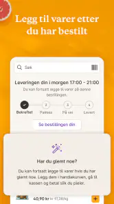 Oda – matbutikk på nett screenshot