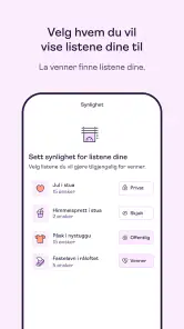 Ønsk - lag og del ønskelister screenshot