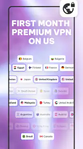 Opera-nettleser med VPN screenshot