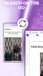 Opera-nettleser med VPN screenshot
