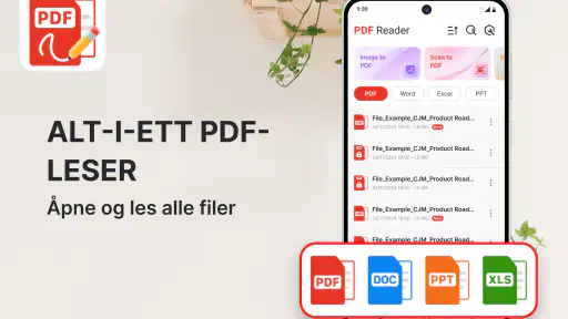 PDF-leser og PDF-visning screenshot