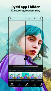 Photoshop Express: Redigering screenshot