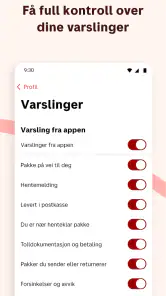 Posten screenshot