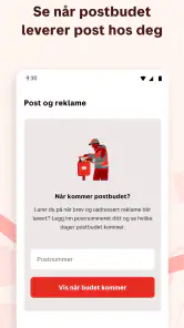 Posten screenshot