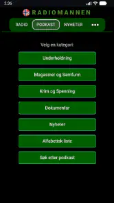 Radio for Norge - Radiomannen screenshot